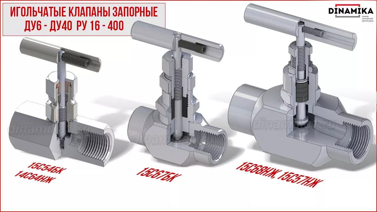 Резьбовые клапаны игольчатые муфтовые в Миассе